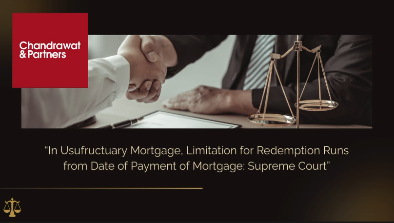 In Usufructuary Mortgage, Limitation for Redemption Runs from Date of Payment of Mortgage: Supreme Court