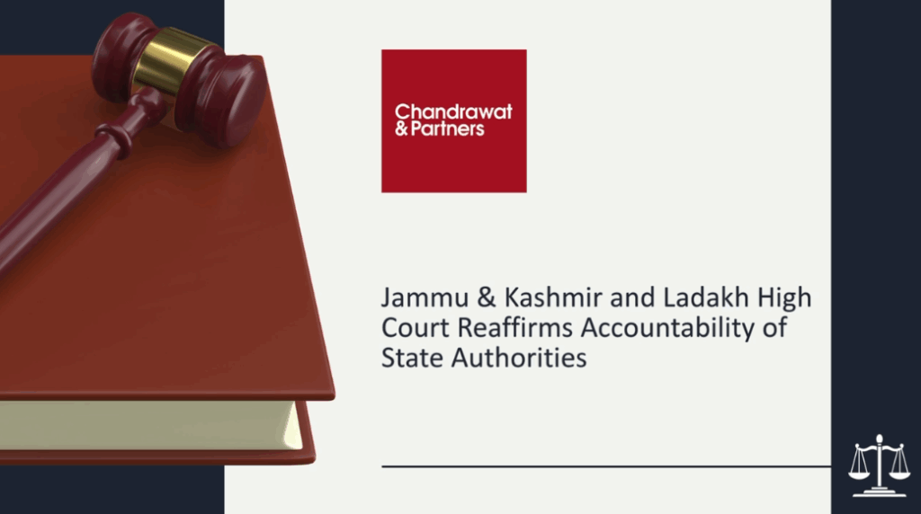 J&K and Ladakh High Court Reaffirms Accountability of State Authorities