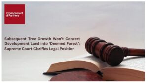 Read more about the article SUBSEQUENT TREE GROWTH WON’T CONVERT DEVELOPMENT LAND INTO ‘DEEMED FOREST’: SUPREME COURT CLARIFIES LEGAL POSITION
